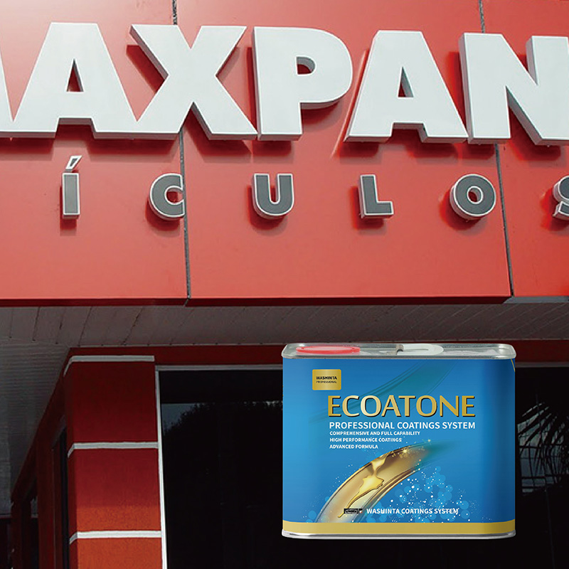 Weatherproof hardener for advertising paint