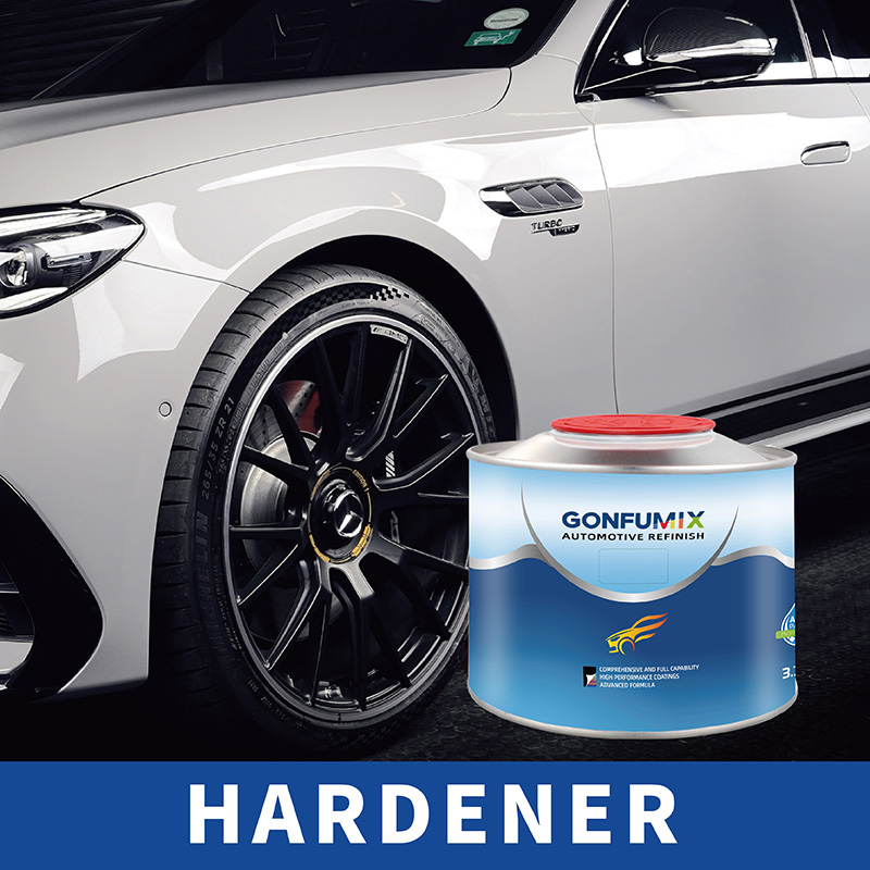 Water-based hardener for clear coat